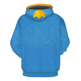 Dog Man (2025) Dog Man Blue Hoodie Sweatshirt Pullover Outfits Cosplay Costume